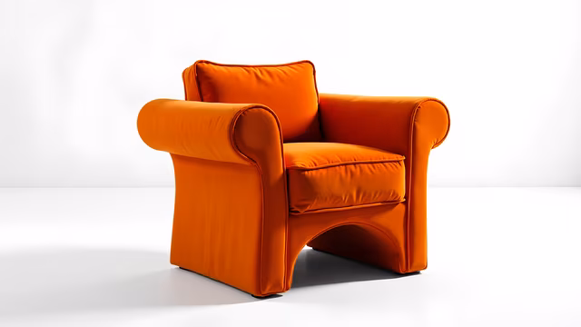 Orange Armchair
