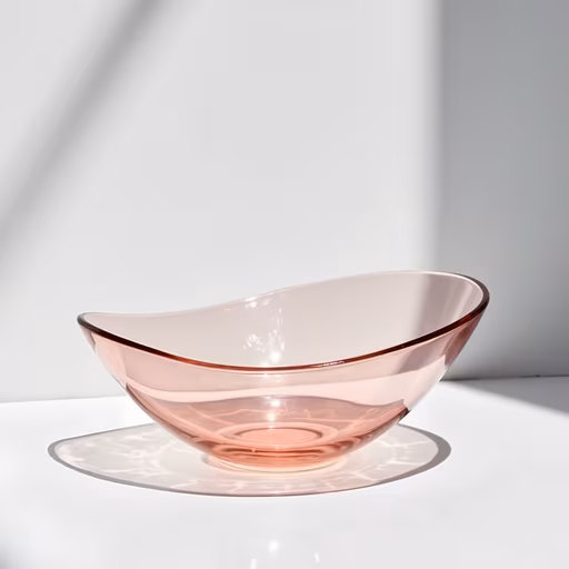 Pink Glass Bowl