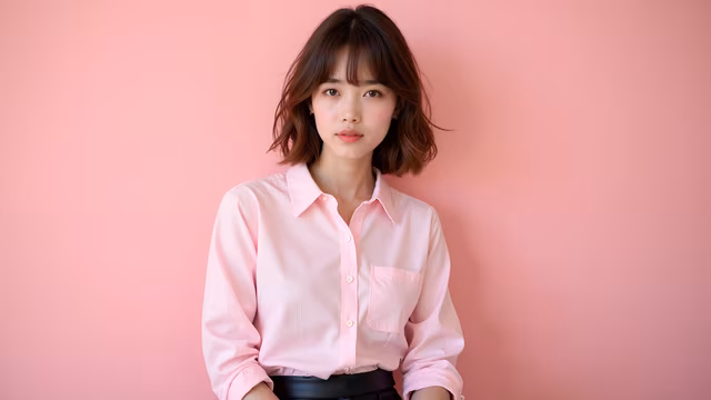 Pink Shirt Portrait
