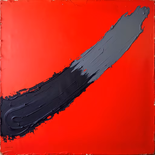 Red and Black Abstract