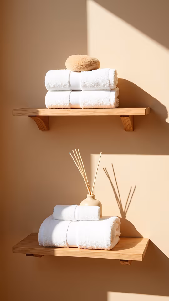 Towels and Reed Diffuser
