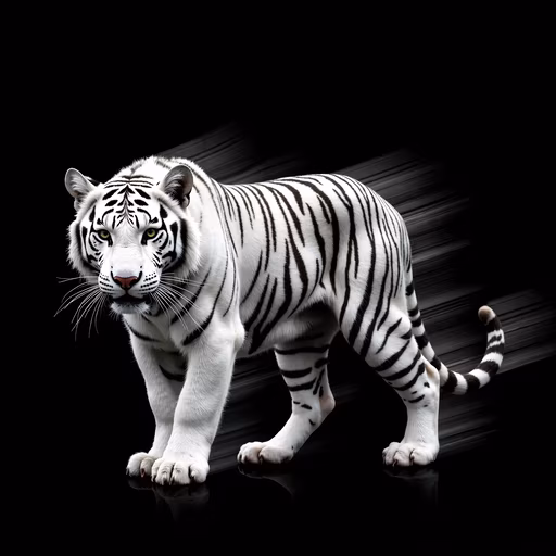 White Tiger Illustration