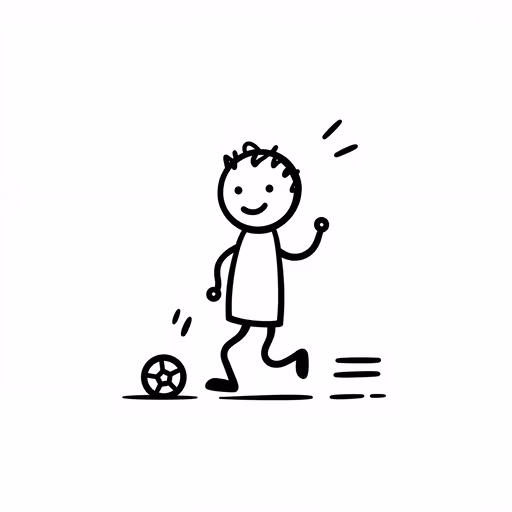 Boy Playing Soccer