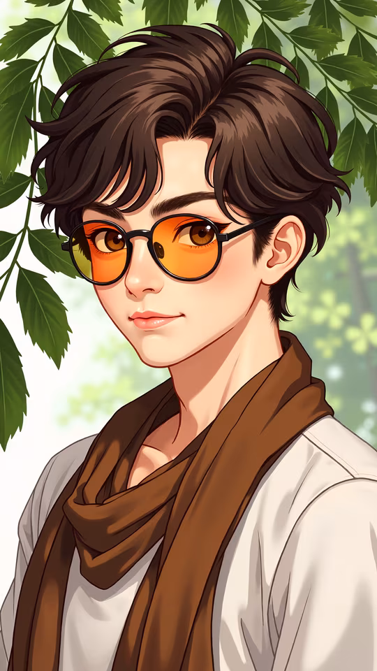 Cartoon Portrait with Sunglasses
