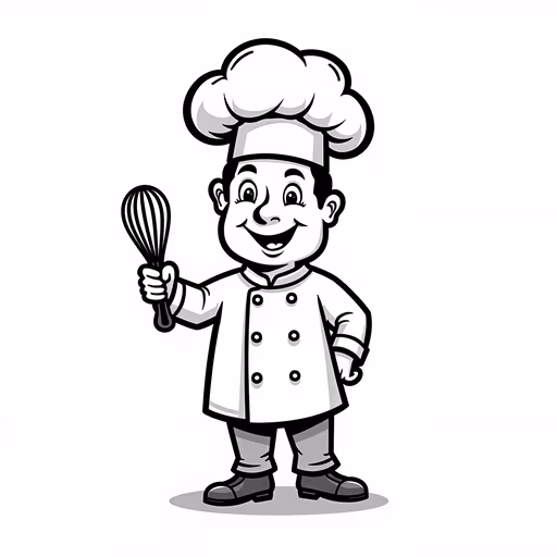 Chef with Whisk