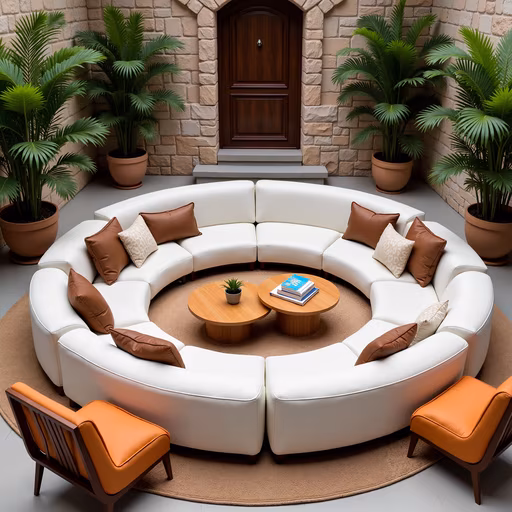 Circular Sofa Living Room