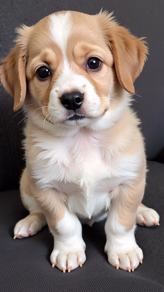 Cute Puppy Portrait