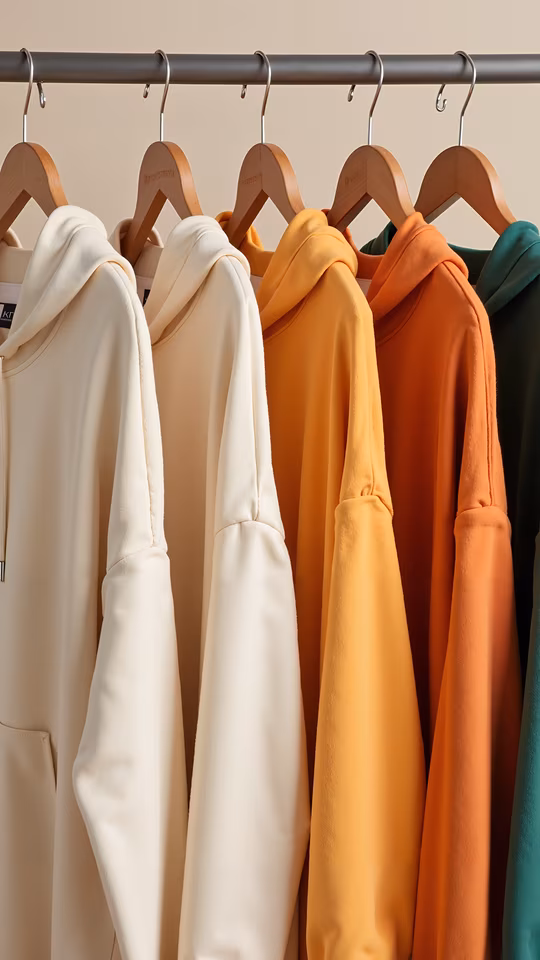 Hoodies on Hangers