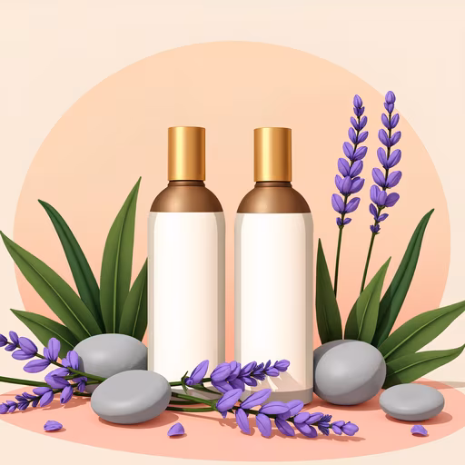 Lavender Spa Illustration
