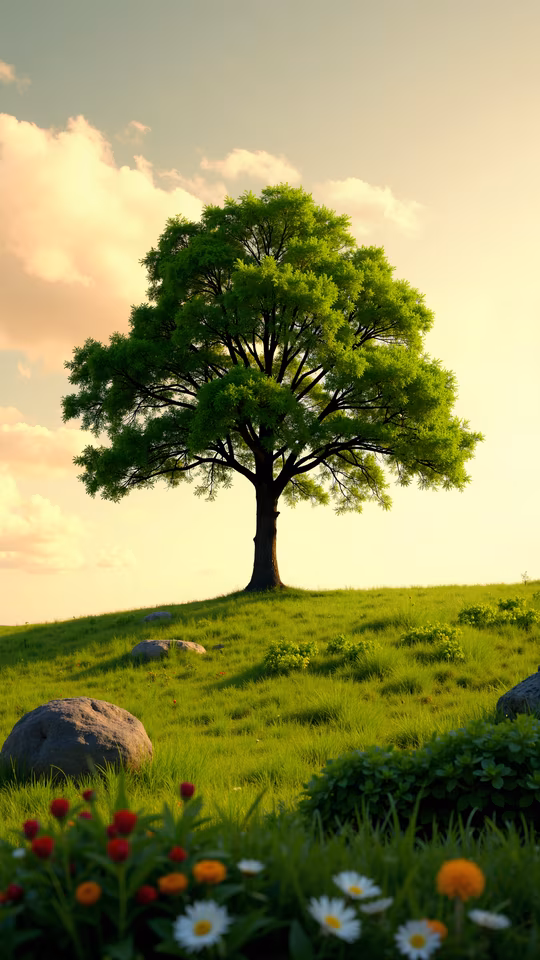 Lone Tree Illustration