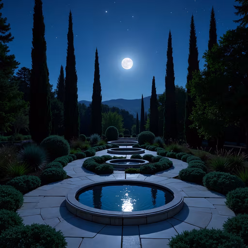Lunar Garden Illustration