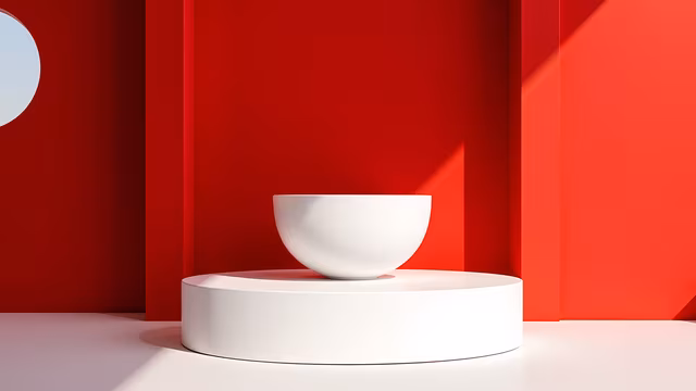 Minimalist Bowl on Podium