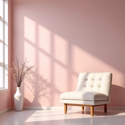 Minimalist Pink Room