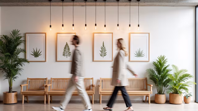 Modern Office Waiting Area