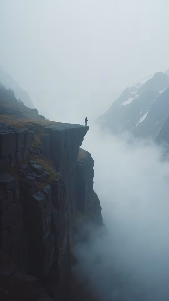 Mountain Cliff Edge