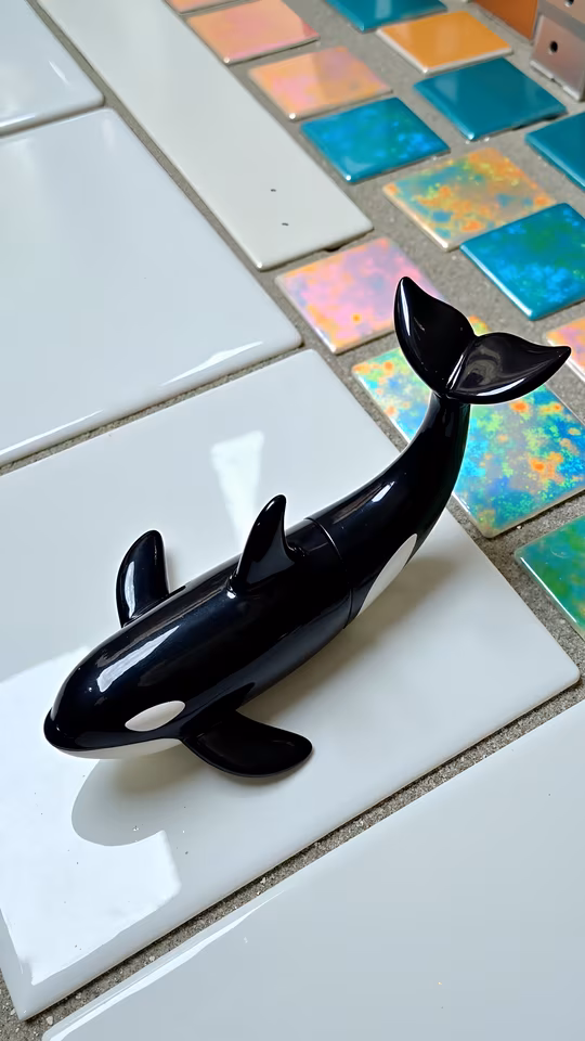 Orca Whale Figurine