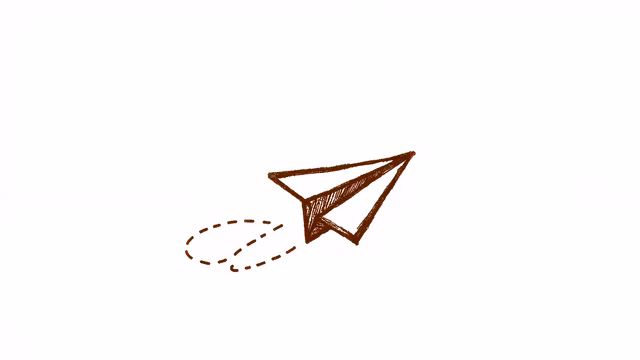 Paper Airplane Sketch