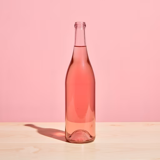 Pink Wine Bottle