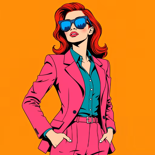 Pop Art Fashion Illustration