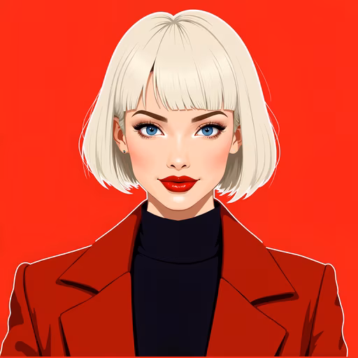 Red Coat Illustration