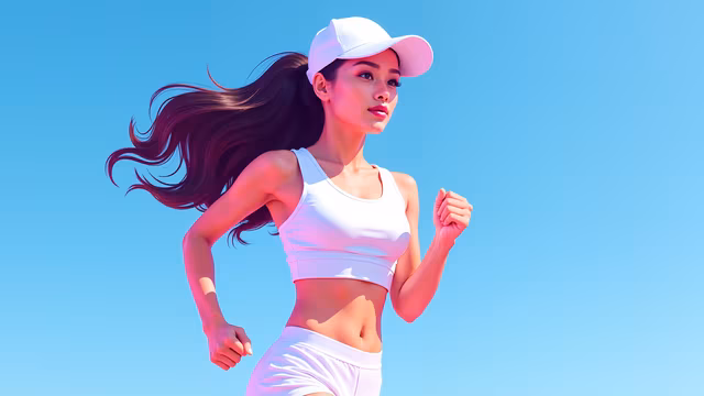 Running Girl Illustration
