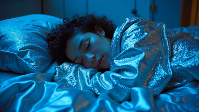 Sleeping Beauty in Blue