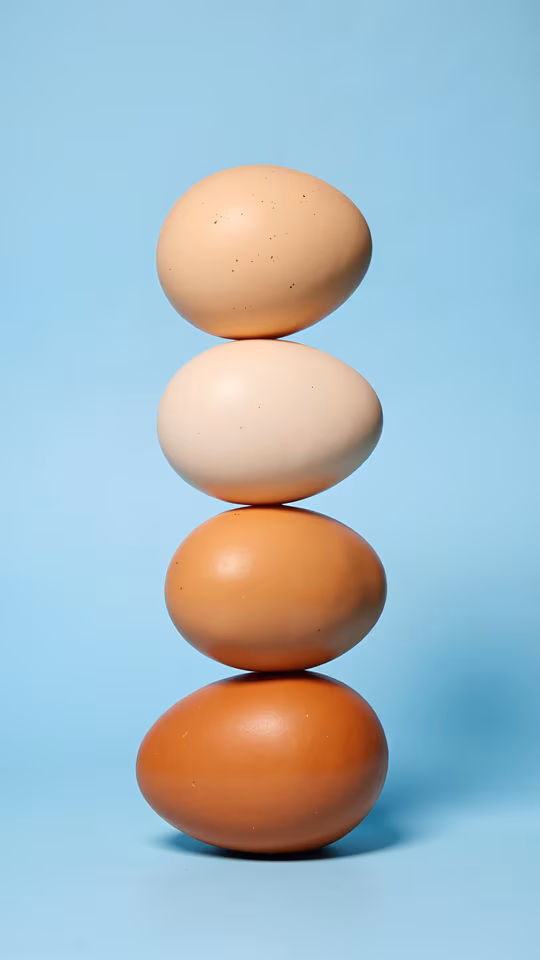 Stacked Eggs