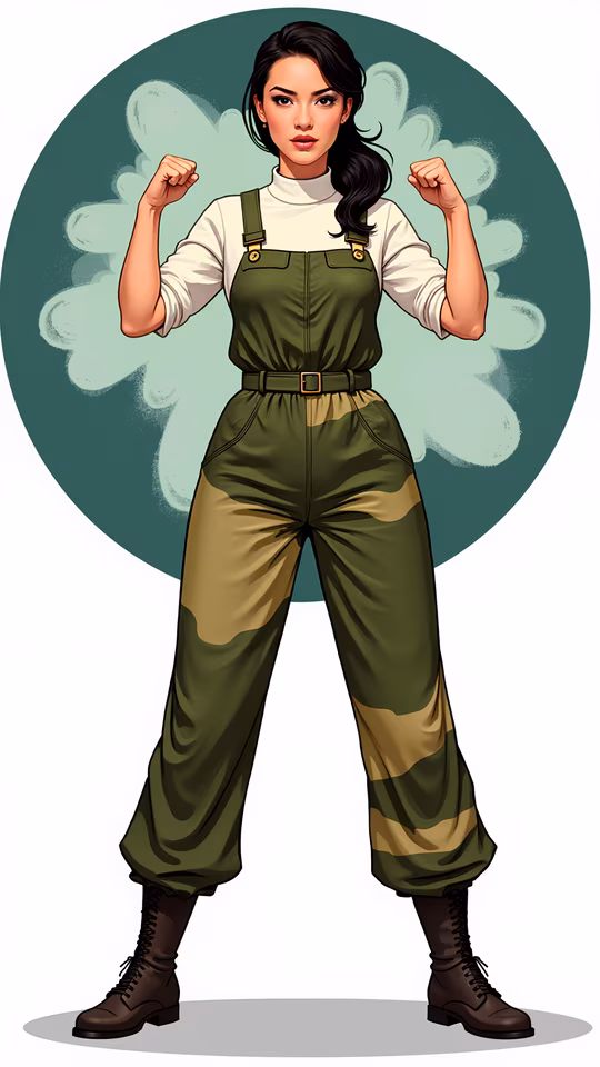 Strong Woman Illustration