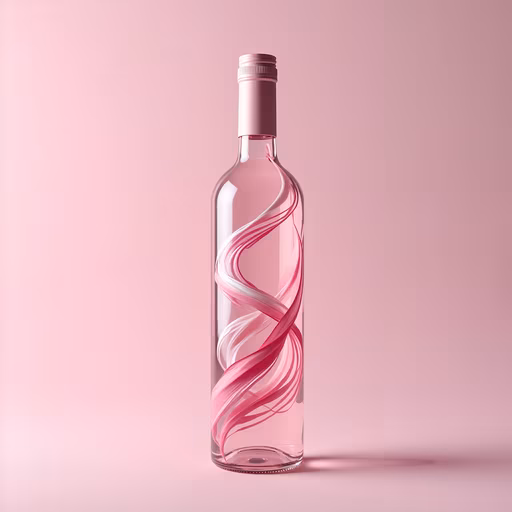 Twisted Bottle Illustration