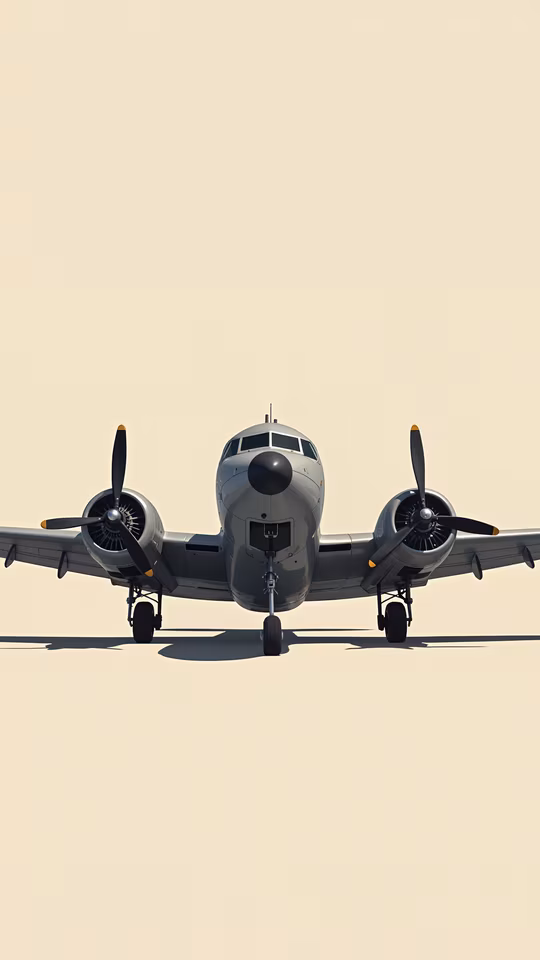Vintage Airplane Illustration