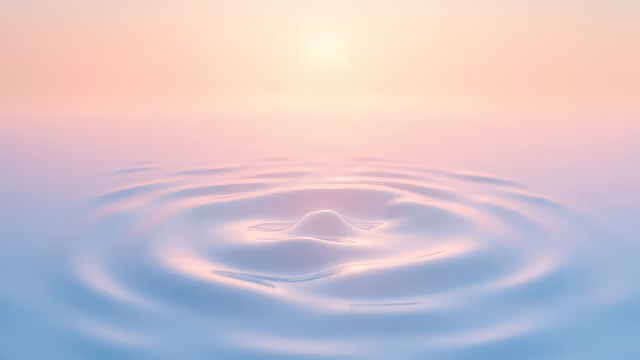 Water Ripple Sunset