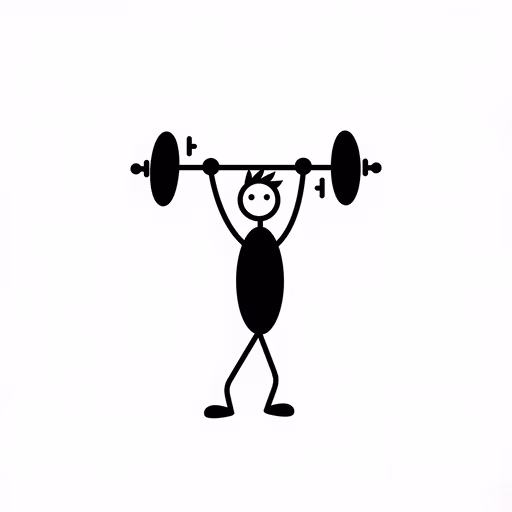 Weightlifting Stick Figure