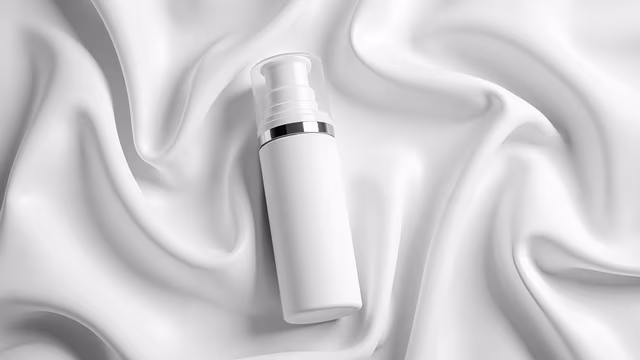 White Bottle on Silk