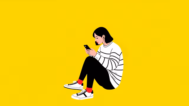 Woman Using Smartphone