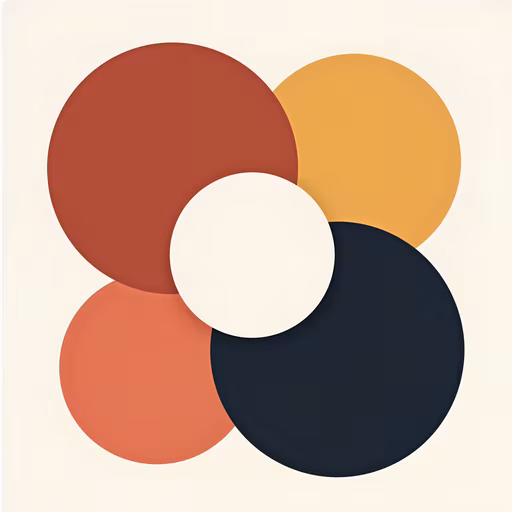 Abstract Circles Composition