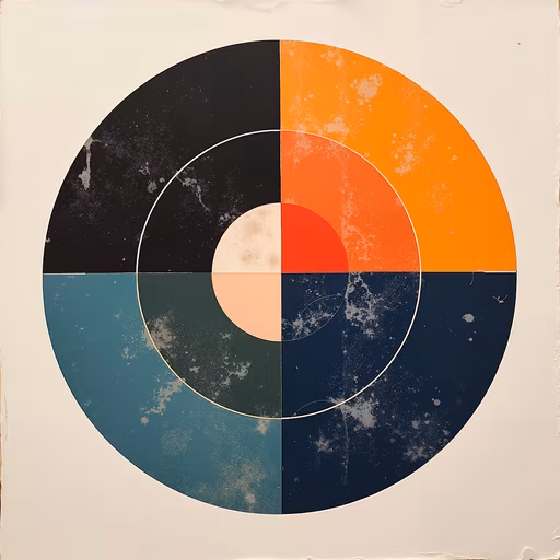Abstract Color Wheel