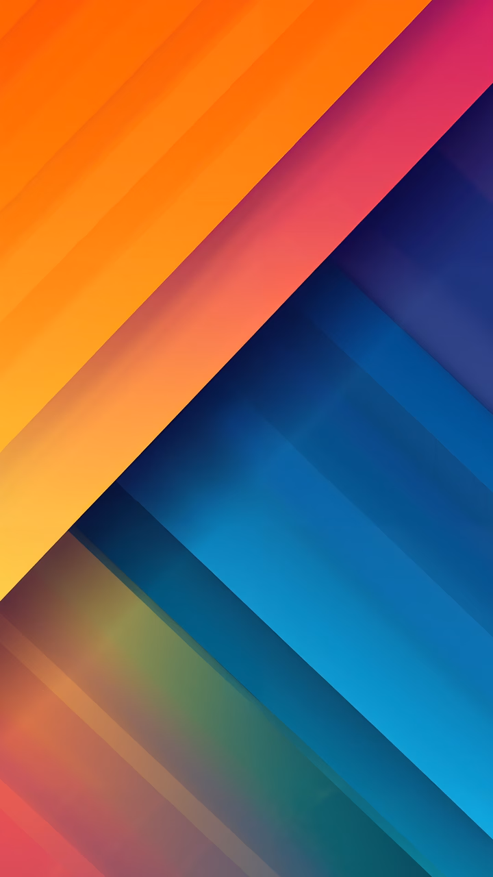 Vibrant abstract stripes in warm and cool tones, creating a dynamic and energetic visual experience.