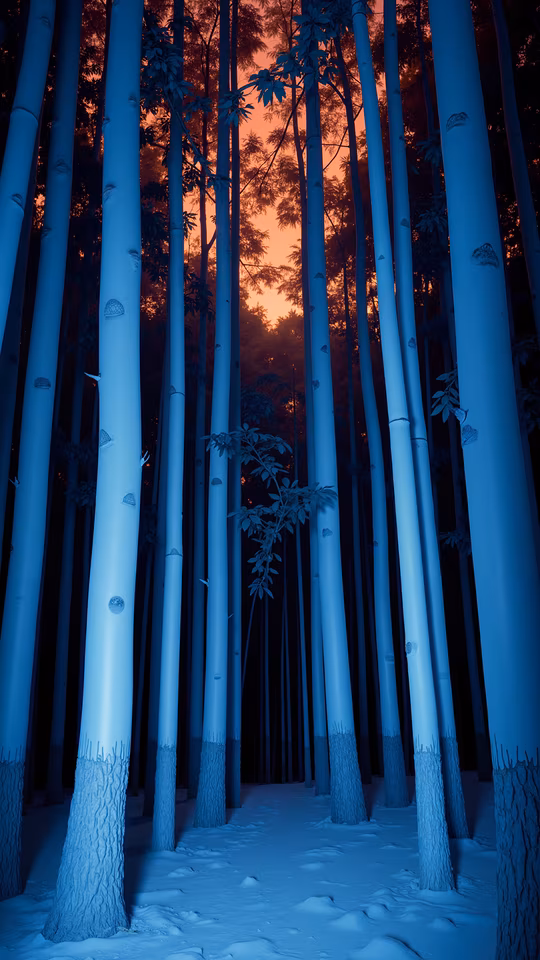 Bamboo Forest at Dusk