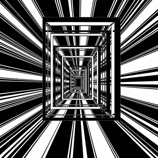 Black and White Optical Illusion