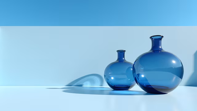 Blue Glass Bottles