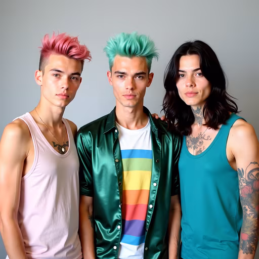 Bold Hair Colors and Vibrant Style