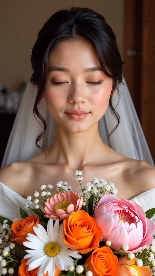Bride with Bouquet