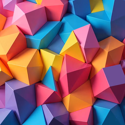 Colorful Geometric Polygons