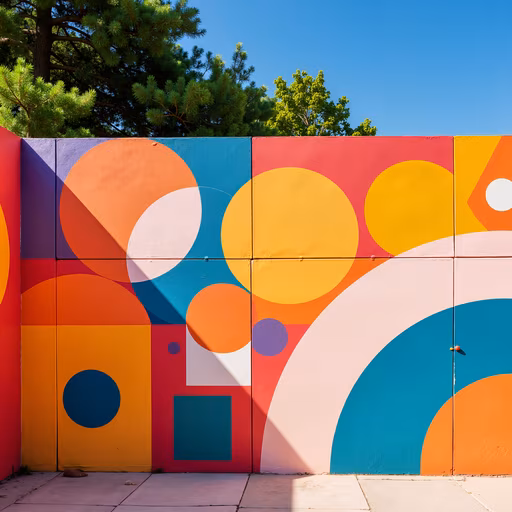 Colorful Geometric Wall Art