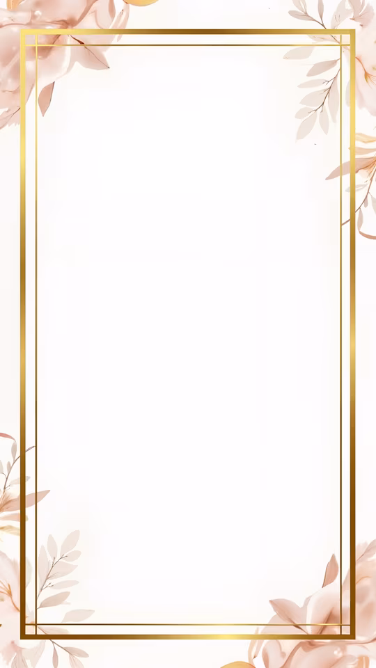 Elegant Floral Frame