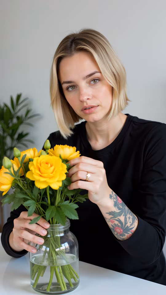 Floral Arrangement Portrait