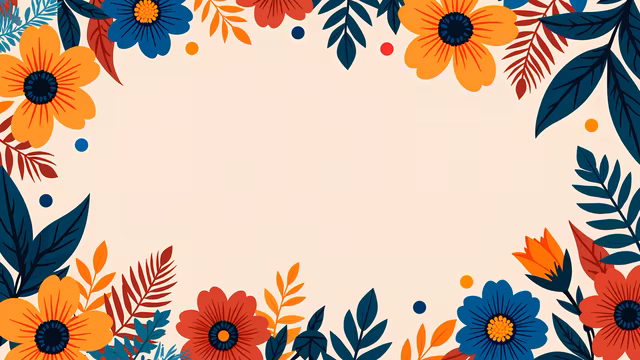 Floral Frame Illustration