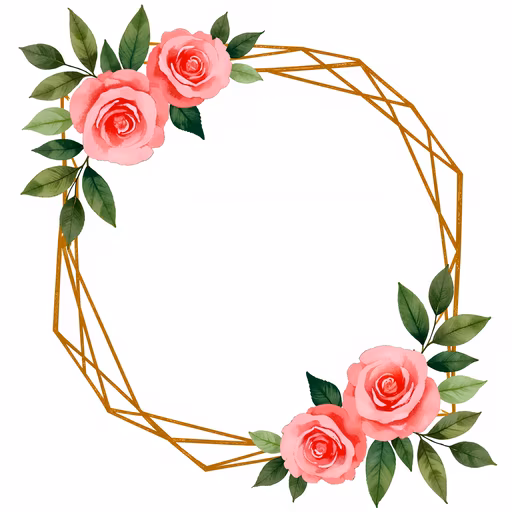 Floral Wreath Illustration