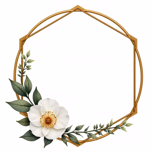 Floral Wreath Illustration