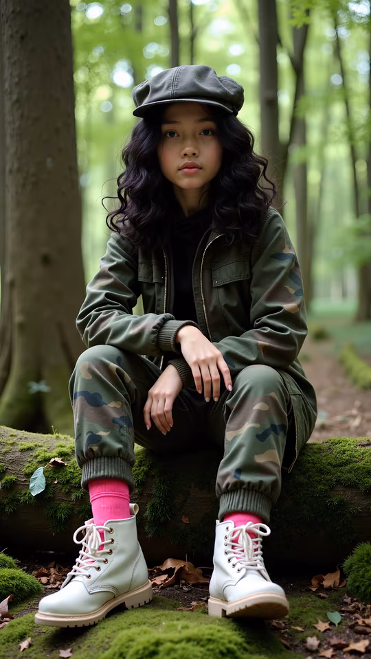Forest Camo Girl